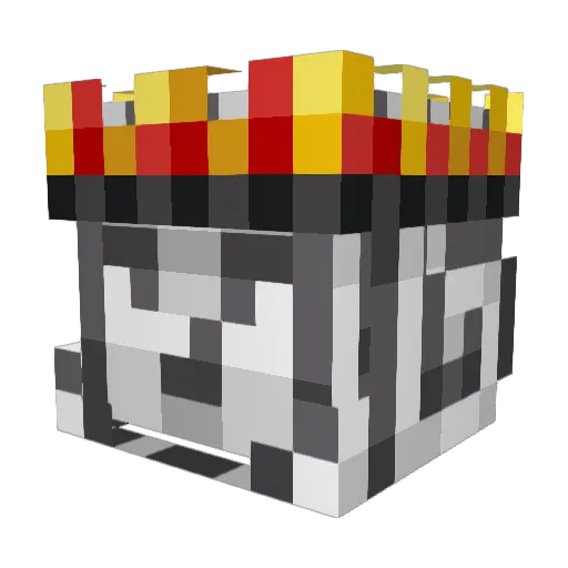 WaffleDavey Minecraft avatar head, 3D render