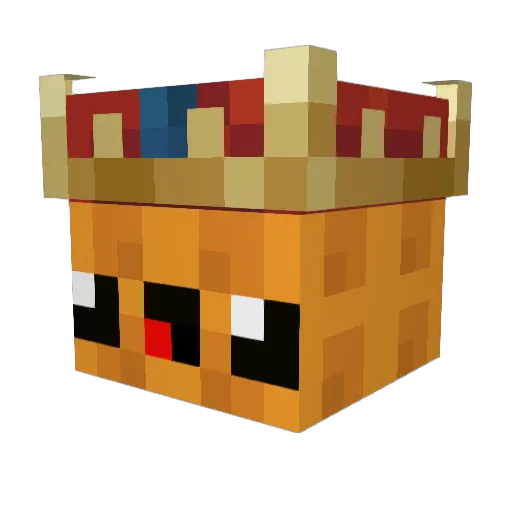 WaffleRGR8 Minecraft avatar head, 3D render