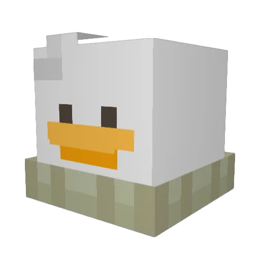 Waffle_Wither Minecraft avatar head, 3D render