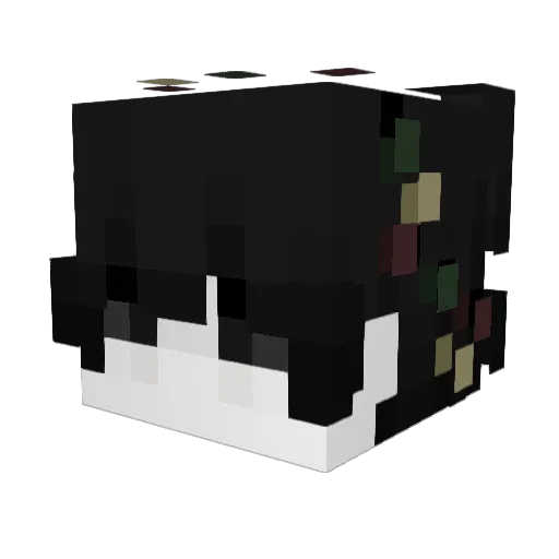 Waffle___House Minecraft avatar head, 3D render