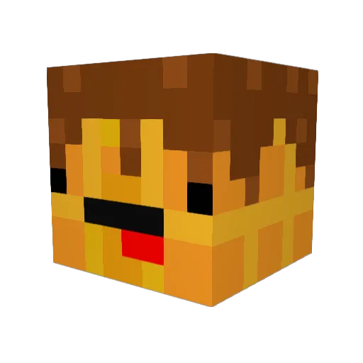 Wafflehouse_3678 Minecraft avatar head, 3D render