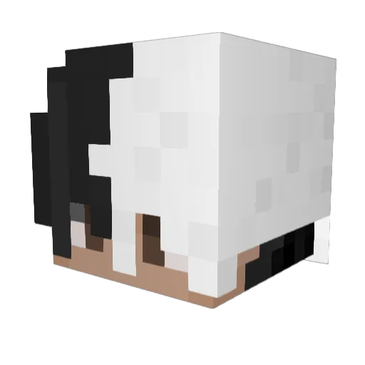 Minecraft-Avatar von Wafkles: Kopf als 3D-Render