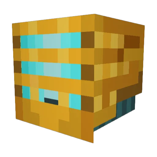 Wagg3rt Minecraft avatar head, 3D render