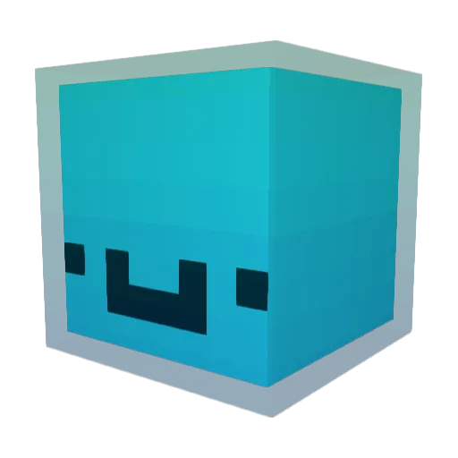 Wagos Minecraft avatar head, 3D render