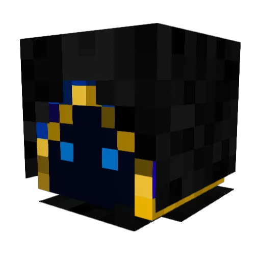 Wagwizard Minecraft avatar head, 3D render