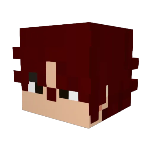 WahKupa Minecraft avatar head, 3D render