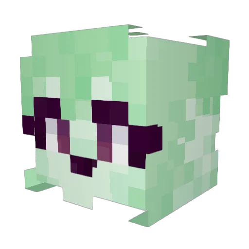 WahtuYaps Minecraft avatar head, 3D render