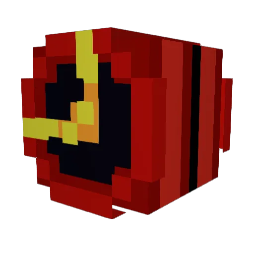 WaifuMan86 Minecraft avatar head, 3D render