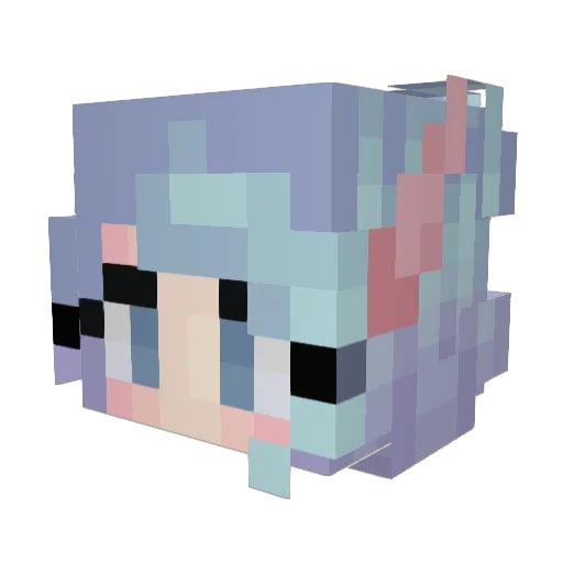 Waifu_Not_Found Minecraft avatar head, 3D render