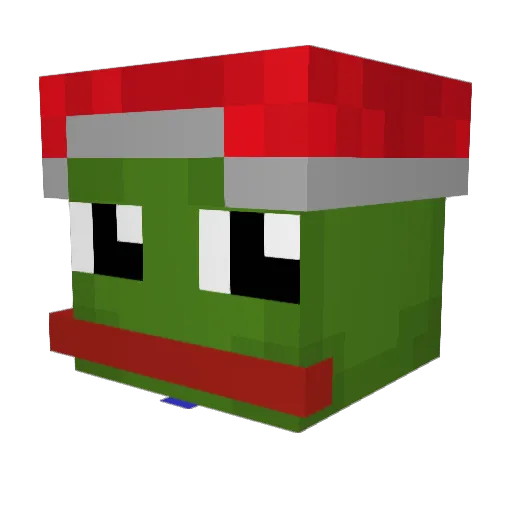 Waifu_SW Minecraft avatar head, 3D render