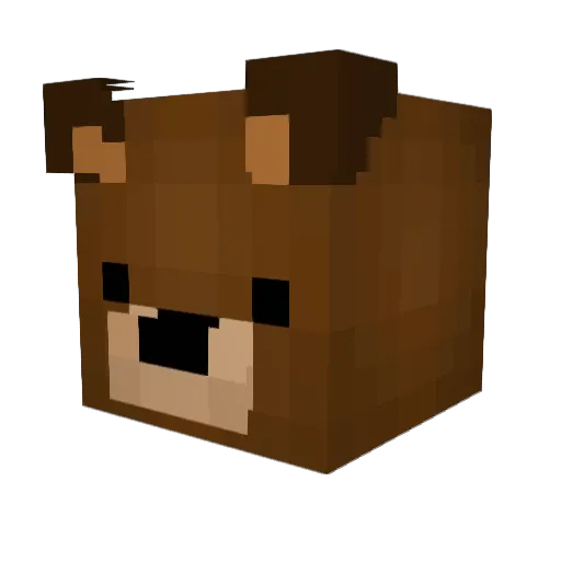 Waiser27 Minecraft avatar head, 3D render
