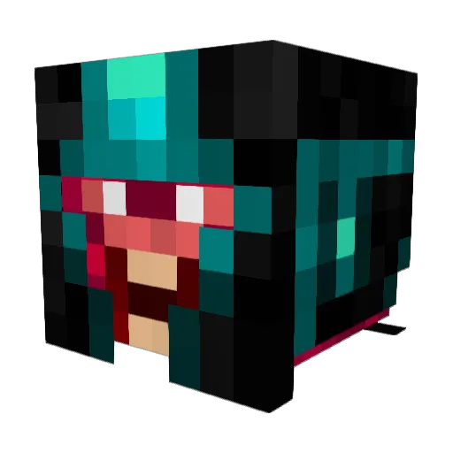 Waisla Minecraft avatar head, 3D render
