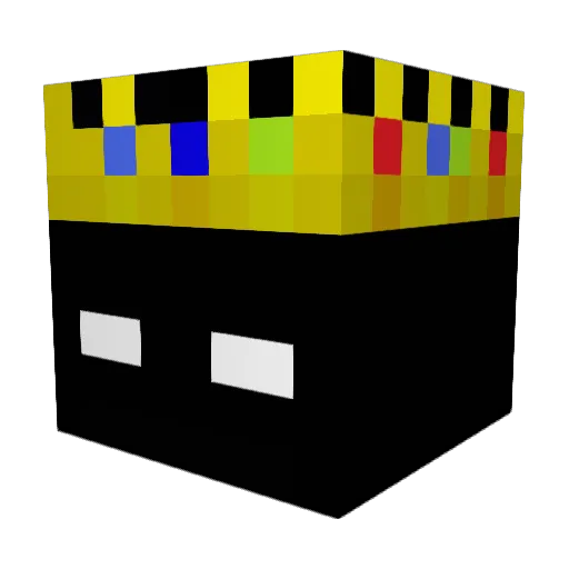Waisper Minecraft avatar head, 3D render
