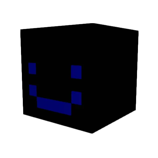 WaizuNix Minecraft avatar head, 3D render