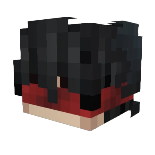 Wajahat_ Minecraft avatar head, 3D render