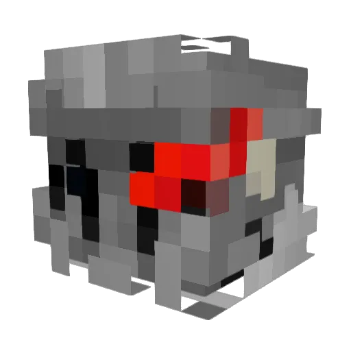 Wakerman Minecraft avatar head, 3D render