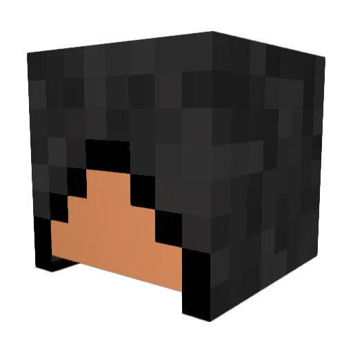 Wakern07 Minecraft avatar head, 3D render