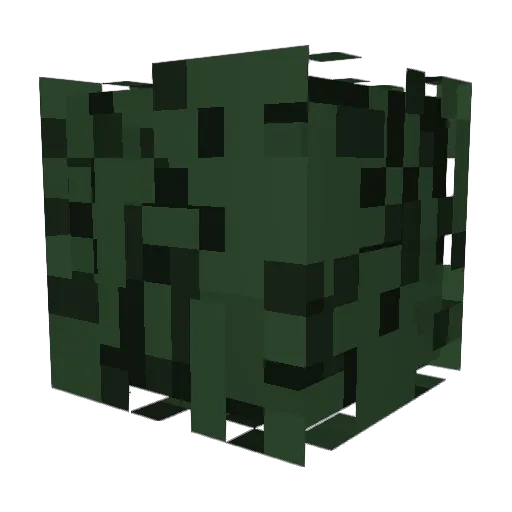 Wakroy Minecraft avatar head, 3D render