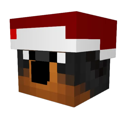 Wakuwakugames Minecraft avatar head, 3D render
