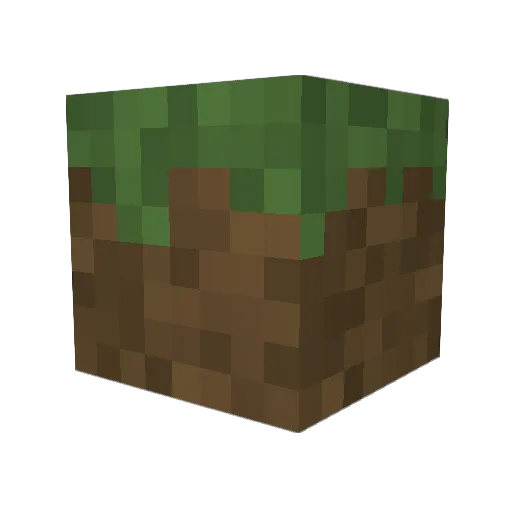 Wakux Minecraft avatar head, 3D render