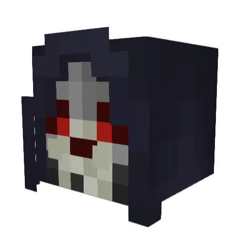 Walah Minecraft avatar head, 3D render