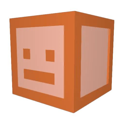 Walahii Minecraft avatar head, 3D render