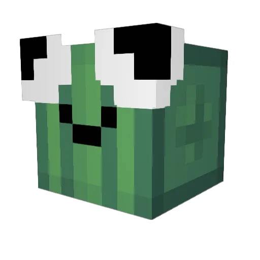 Walapita Minecraft avatar head, 3D render