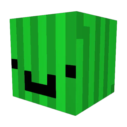 Walax28 Minecraft avatar head, 3D render