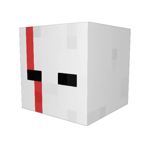 Walcher Minecraft avatar head, 3D render