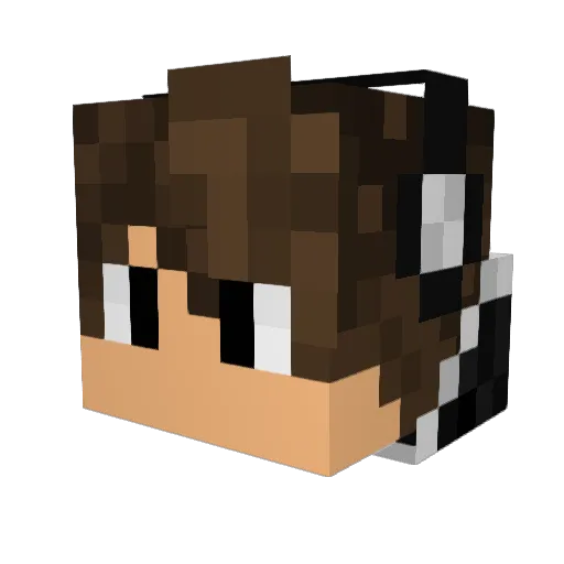 Walcrack05 Minecraft avatar head, 3D render