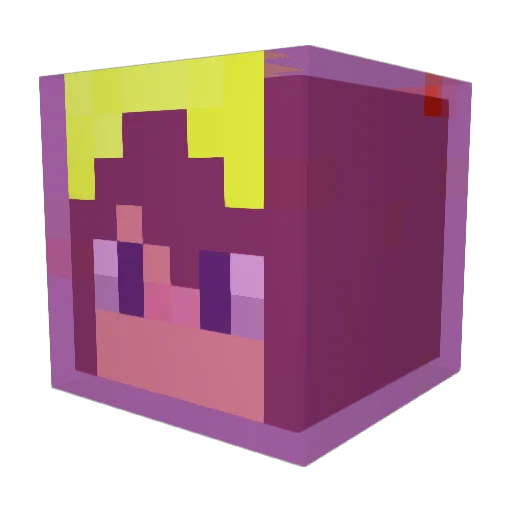 Wald_Wales Minecraft avatar head, 3D render