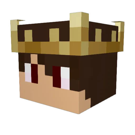 Waldem1r_ Minecraft avatar head, 3D render