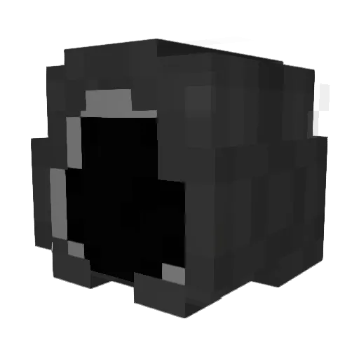 Waldenia2k Minecraft avatar head, 3D render