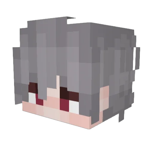 Waldillo93 Minecraft avatar head, 3D render