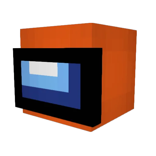 Waleey Minecraft avatar head, 3D render