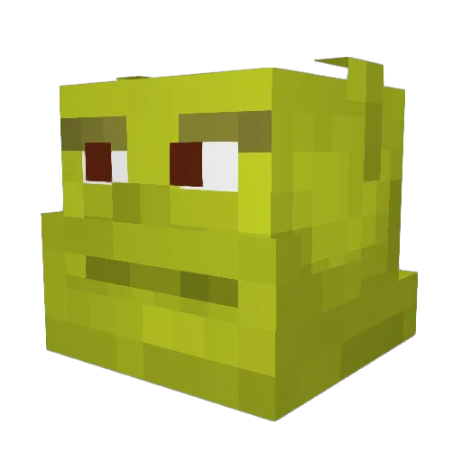 Walewigi Minecraft avatar head, 3D render