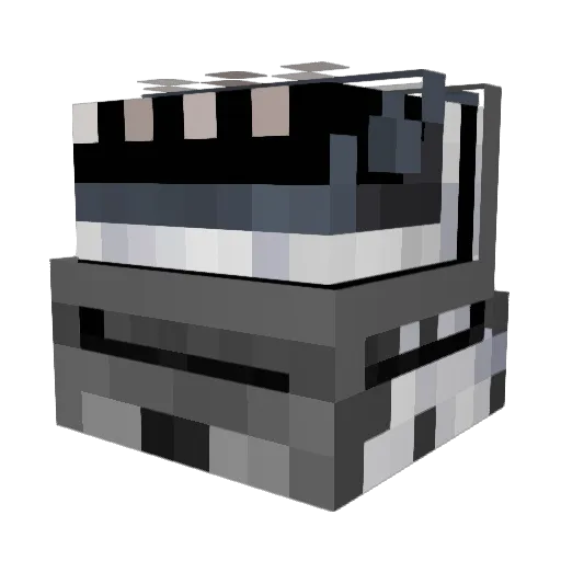 WalexWafel Minecraft avatar head, 3D render