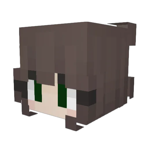 Walexndra83 Minecraft avatar head, 3D render