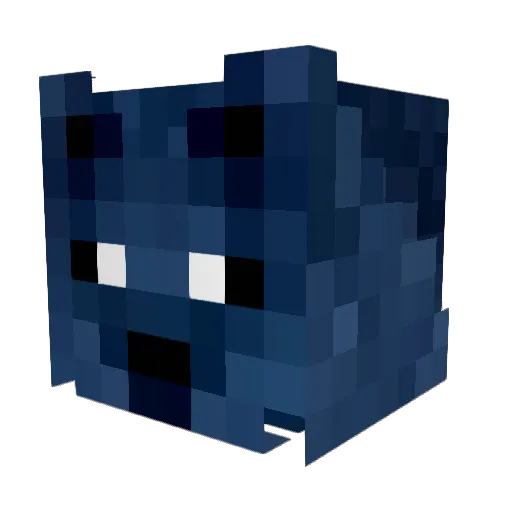 Walford1 Minecraft avatar head, 3D render