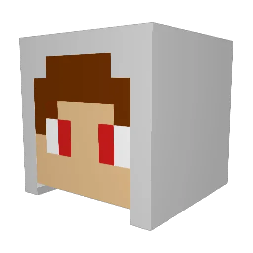 WalissonSouza97 Minecraft avatar head, 3D render
