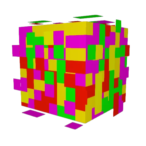 WalkEmDownEmlet Minecraft avatar head, 3D render
