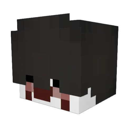 WalkOfFaith Minecraft avatar head, 3D render