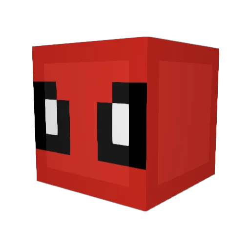 WalkaFlame98 Minecraft avatar head, 3D render