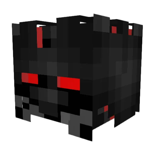 Walker66 Minecraft avatar head, 3D render