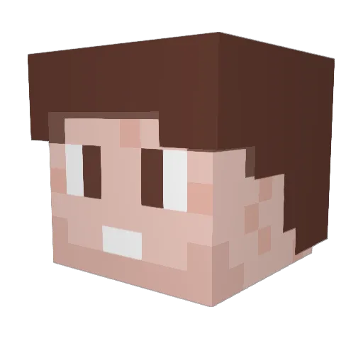 WalkerNobyl Minecraft avatar head, 3D render