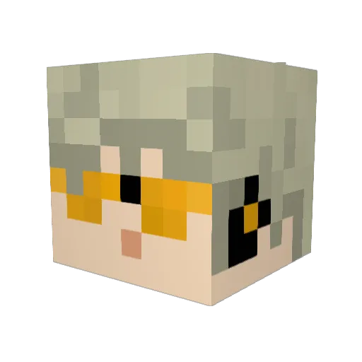 WalkerZ3R0 Minecraft avatar head, 3D render