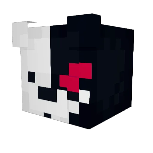 Walky07 Minecraft avatar head, 3D render