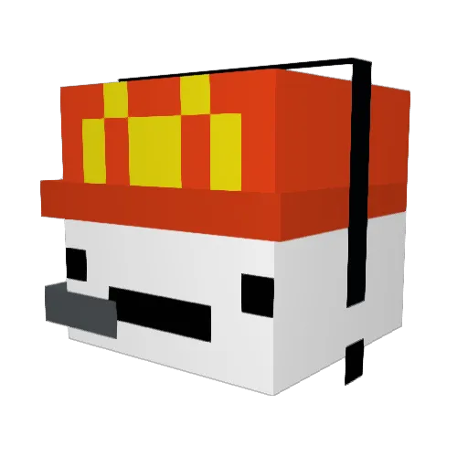 WallHack99 Minecraft avatar head, 3D render