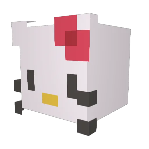 WallStCheeks69 Minecraft avatar head, 3D render