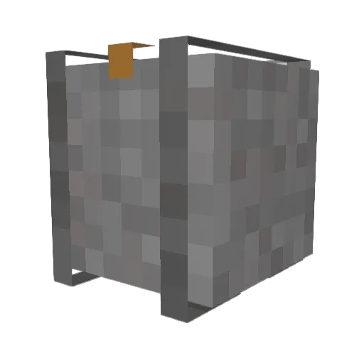Wall_Maria Minecraft avatar head, 3D render